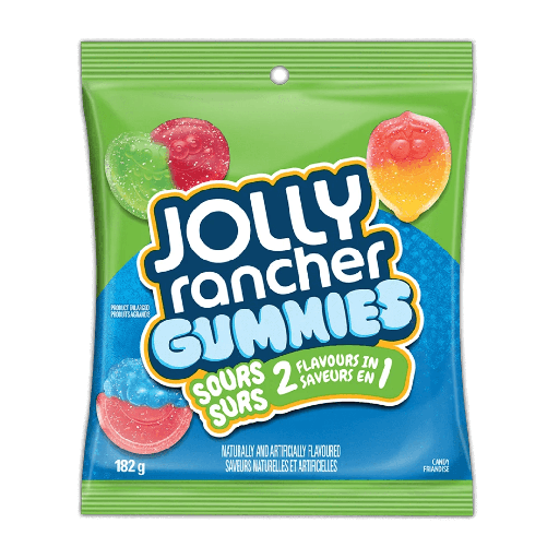Jolly Rancher Gummies Sour Surs 2in1 (10x182g)