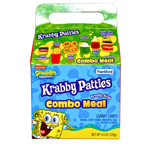 Spongebob Gummy Krabby Patties Combo Meal USA (6x125g)