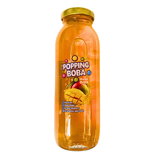 Popping Boba Glass Bottle Mango Flavour (15 x 230ml)