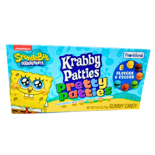 Spongebob Squarepants Gummy Krabby Patties Pretty Patties Theatre Box (12 x 72g)