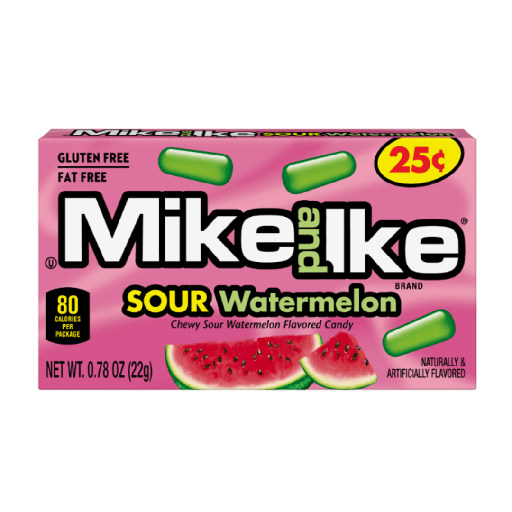 Mike and Ike Sour Watermelon Changemaker (24x22g)