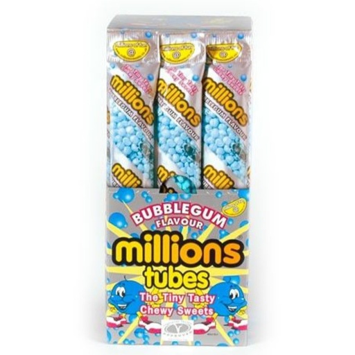 Millions Tubes Bubblegum Flavour (12 x 55g)