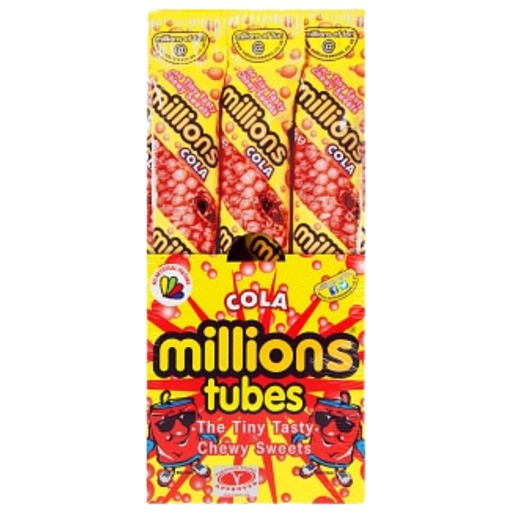 Millions Tubes Cola Flavour (12 x 55g)