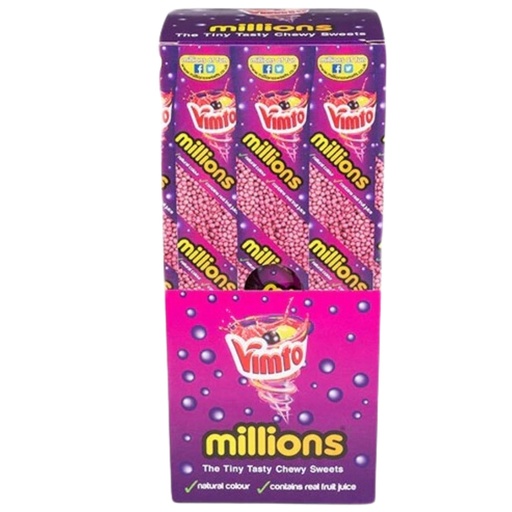 Millions Tubes Vimto Flavour (12 x 55g)