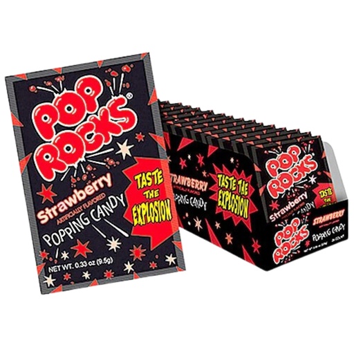 Pop Rocks Strawberry Flavour USA (24×9.5g)
