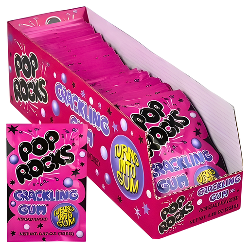 Pop Rocks Crackling Gum Flavour USA (24 x 9.5g)