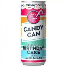 Candy Can Birthday Cake Flavour Can (12x330ml)