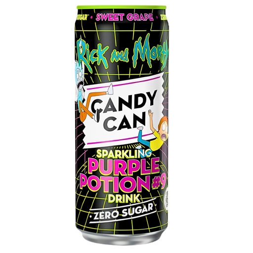 Candy Can Ricky & Morty Sweet Grape Flavour Can (12x330ml)