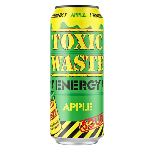 Toxic Waste Sour Apple Energy Drink (12x500ml) (Loose Cans)
