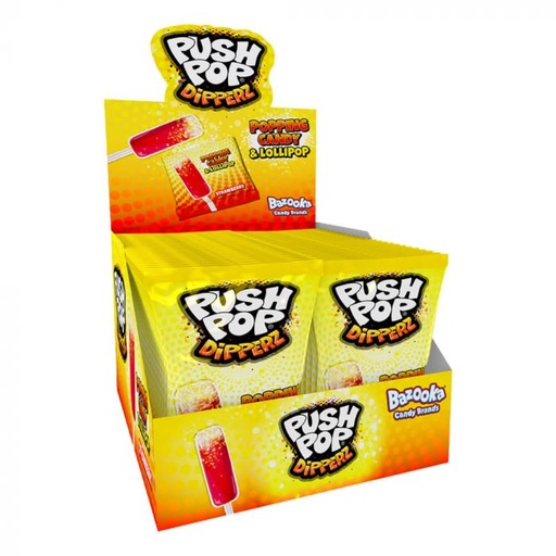 Bazooka Push Pop Dipperz (48x12g)