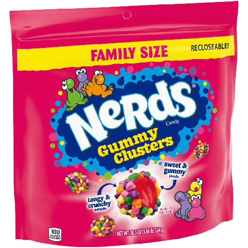 Nerds Gummy Cluster Rainbow Family Pack USA (5x524g)