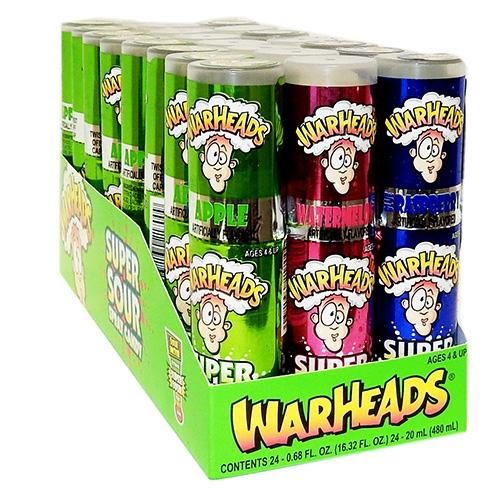 Warheads Super Sour Spray Candy (24 x 20ml)