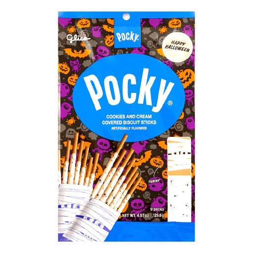 Pocky Cookie And Cream Treat Bag USA (9Pack) (5×129.6g)