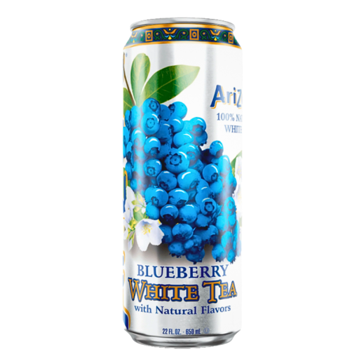 AriZona Blueberry White Tea Flavour USA (24x650ml)