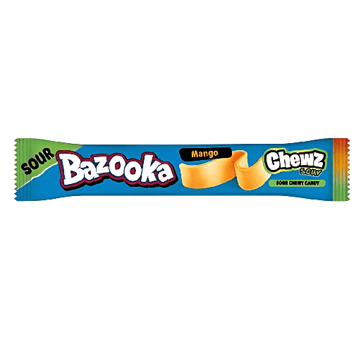 Bazooka Sour Mango Chew Bar (60x14g)