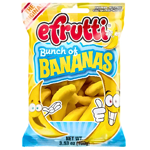 eFrutti Bunch Of Bananas Peg Bag USA (12x100g)