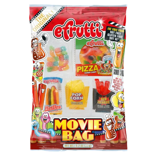 eFrutti Gummi Movie Peg Bag USA (12x77g)