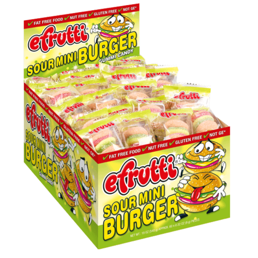 eFrutti Mini Sour Burger USA (60 x 9g)