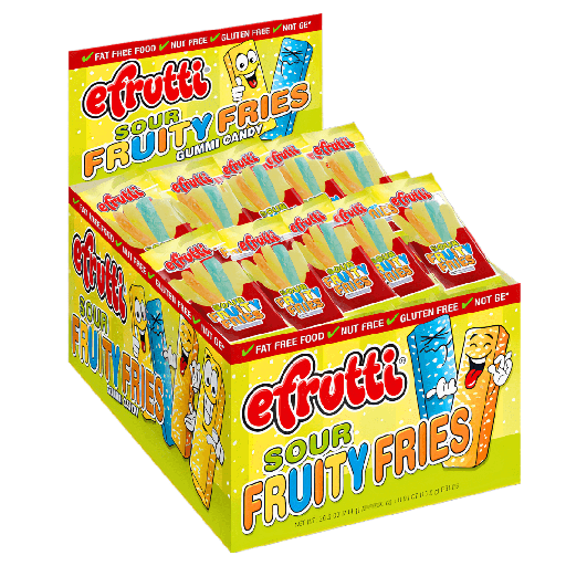eFrutti Sour Fruity Fries USA (48×15.5g)