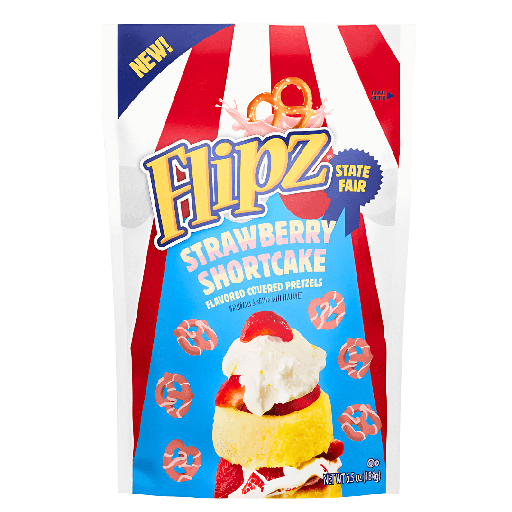 Flipz State Fair Strawberry Shortcake USA Pretzels (8x184g)