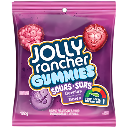 Jolly Rancher Gummies Sour Berries (10x182g)