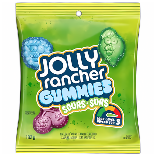 Jolly Rancher Gummies Sour Surs (10x182g)