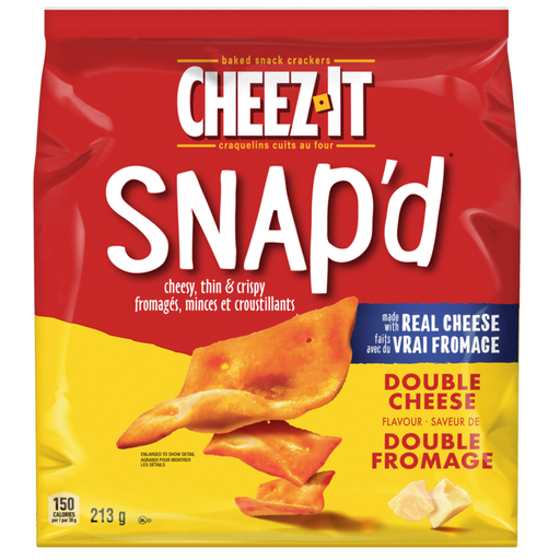 CHEEZ-IT SNAP’D Double Cheese Flavour Crackers (6x213g)