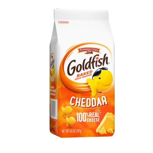 Goldfish Crackers Mini Cheddar (12 x 204g)
