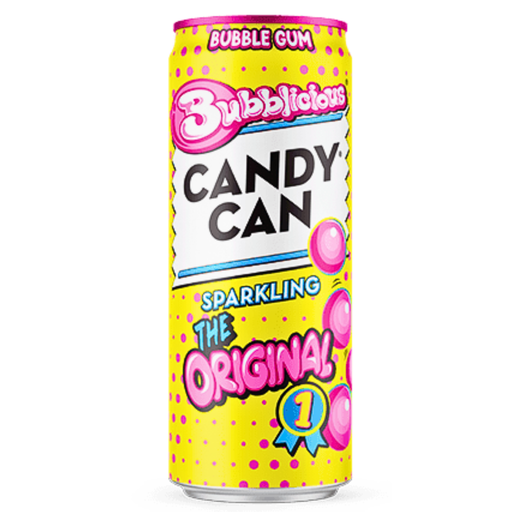 Candy Can Bubblicious Flavour Can (12x330ml)