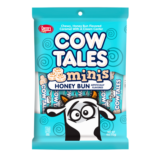 Goetze’s Honey Buns Cow Tales Mini Peg Bag USA (12 x 113g)