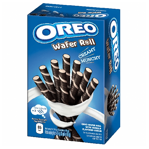 Oreo Wafer Rolls Vanilla (20x54g)