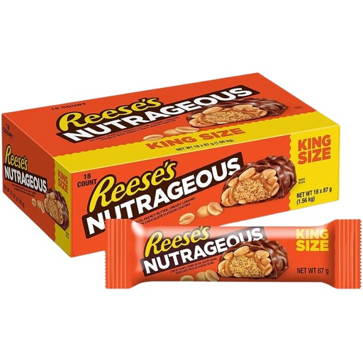 Reeses NUTRAGEOUS King Size Bar (18 x 87g)