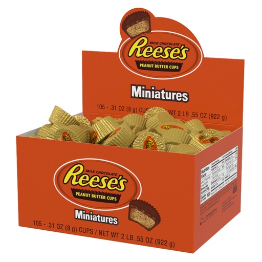 Reeses Peanut Butter Miniatures Cup (105x8g)(01/2024)