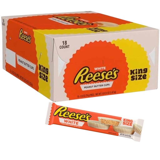Reeses White 4 Peanut Butter Cup (18x79g)