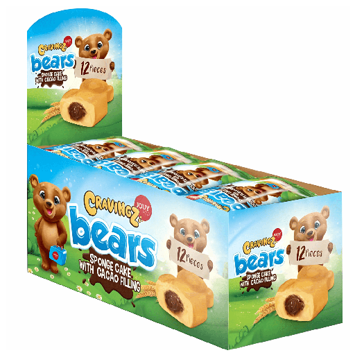 Cravingz Bears Chocolate Flavour (12x40g)