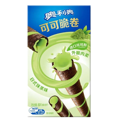 Oreo Cocoa Crisp Roll Matcha Flavour Chinese (24 x 50g)