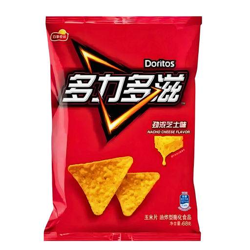 Doritos Nacho Cheese Flavour Chinese (22x68g)