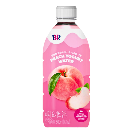 Baskin Robbins Peach Yogurt Water Bottle Korean (24 x 500ml)