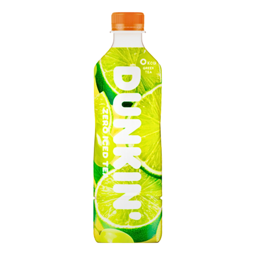 DUNKIN Iced Tea Shine & Lime Bottle Zero Korean (24 x 500ml)