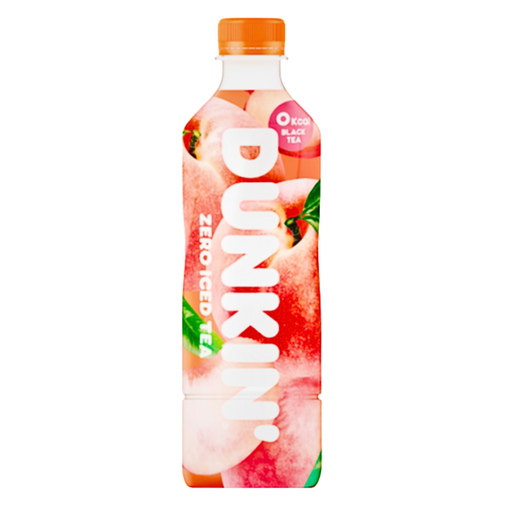 DUNKIN Iced Tea White Peach Bottle Zero Korean (24 x 500ml)