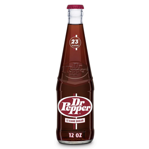 Dr Pepper Cane Sugar Glass Bottle (24x355ml)