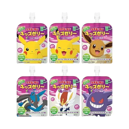Taisho Pokemon Jelly Grape Flavour Japanese (6x125g)