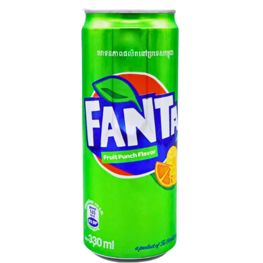 Fanta Fruit Punch Flavour Drink Malaysia (12x320ml)
