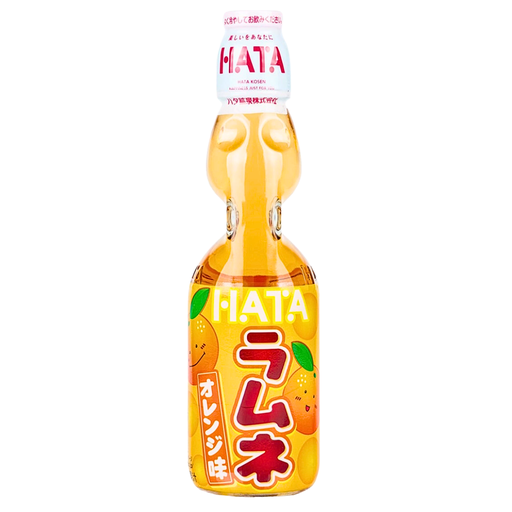 Hatakosen Ramune Drink Orange Japan (30x200ml)