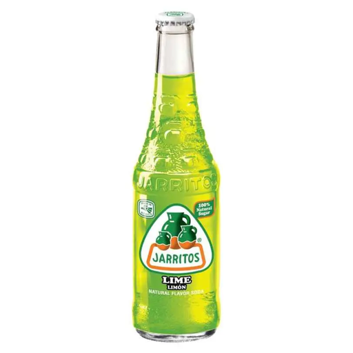 Jarritos Lime Flavour Glass Bottle Mexican (24 x 370ml)