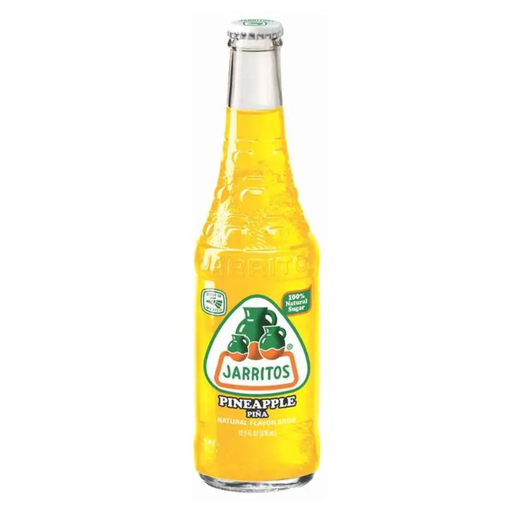 Jarritos Pineapple Flavour Glass Bottle Mexican (24 x 370ml)