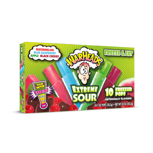 Warhead Freeze Pops (10 Pops) ( 12×283.5g)