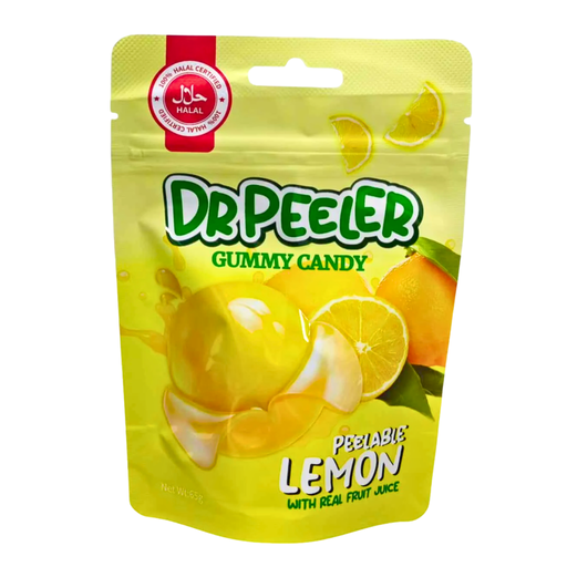Dr Peeler Gummy Candy Lemon Flavour (12 x 65g)
