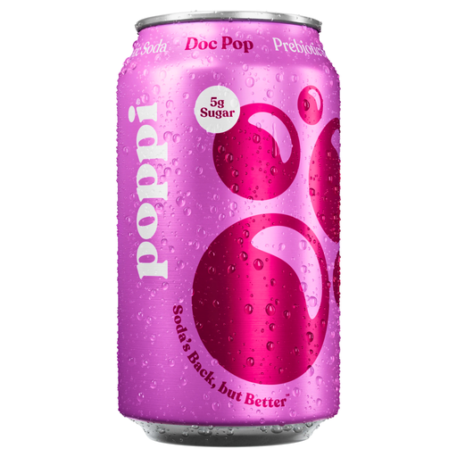 Poppi Doc Pop Flavour Prebiotic Soda USA (12 x 355ml)