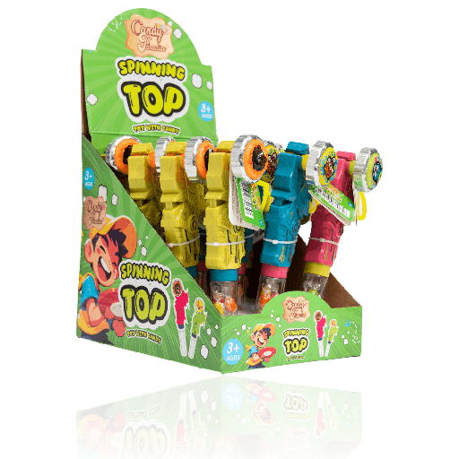 Candy Paradise Toy With Candy Spinning Top (12x10g)